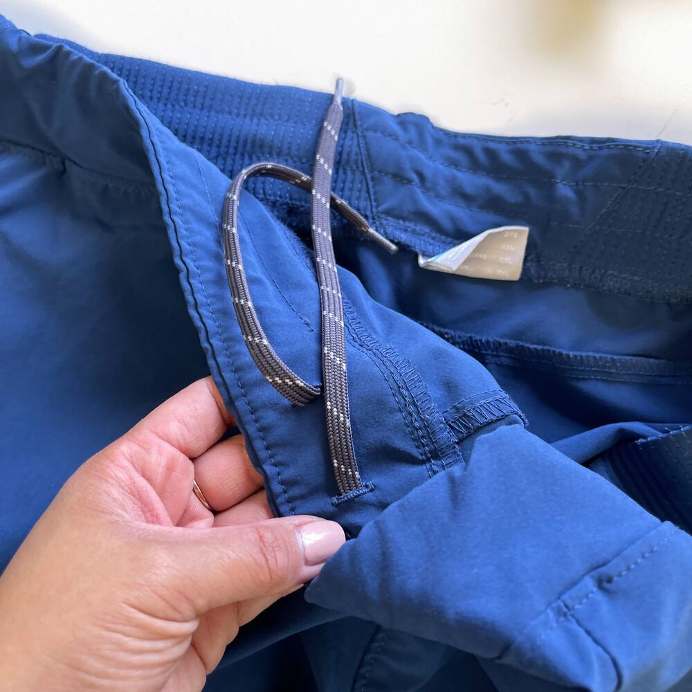 Columbia Womens XXL 2XL PFG Fishing Shorts High Rise 5” Blue Stretch - Picture 6 of 9